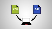 CorelDRAW dosyalarını açma