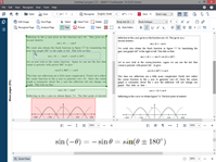 Tek satırlık matematik
            formüllerini destekler