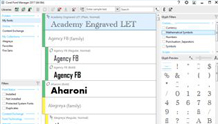 Corel Font Manager