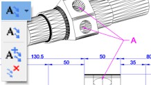 MultiLeader ve Smart Dimension araçları